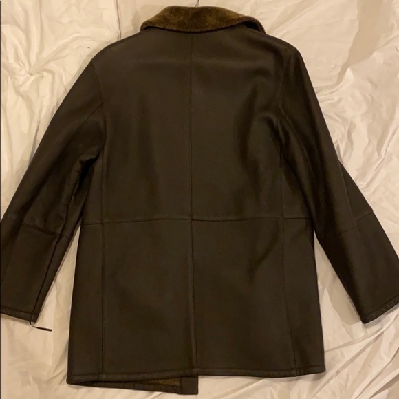 Mens Salvatore Ferragamo Shearling Coat IT48 US38 - Picture 7 of 9